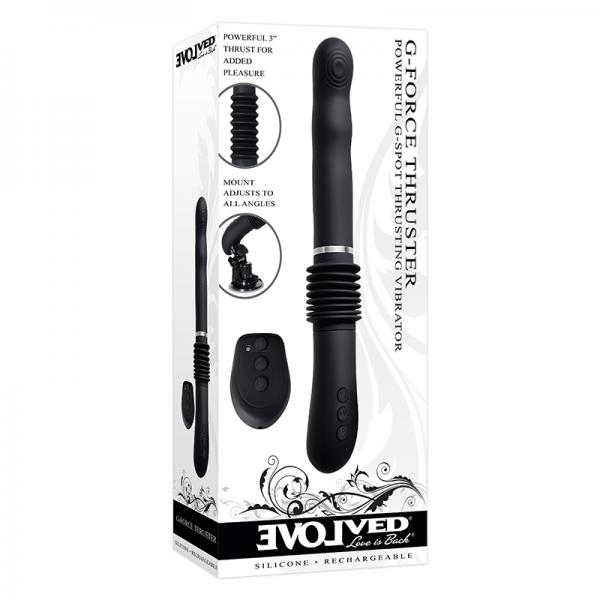 Evolved G-force Thruster Rechargeable Silicone - Black