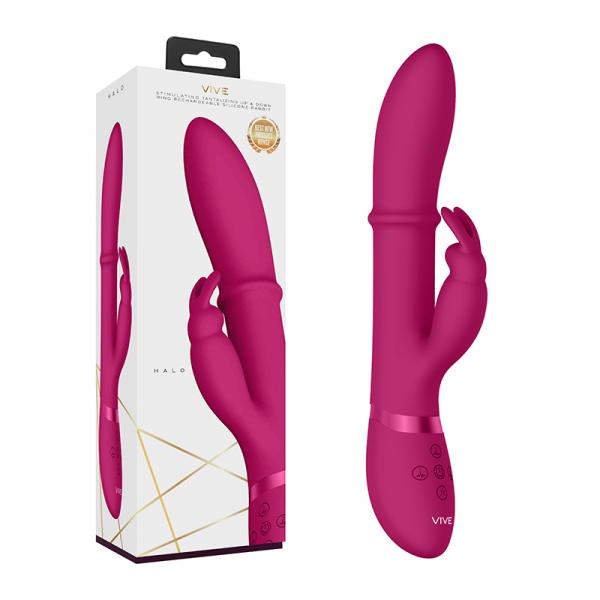 Vive Halo Rabbit Vibrator Pink