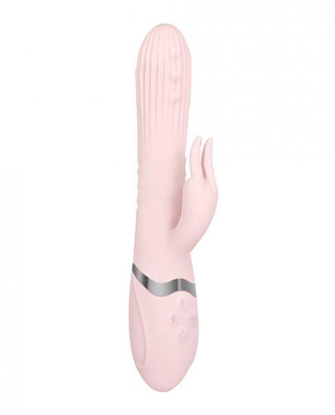 A&e Eve's Thrusting Rabbit With Orgasmic Beads Pink