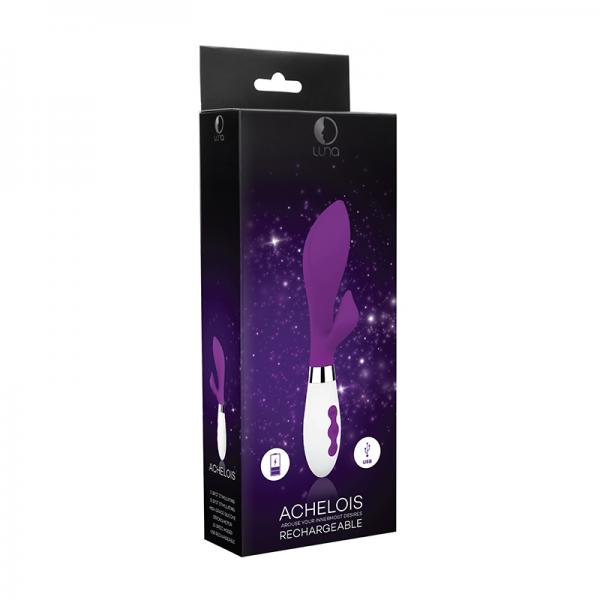 Luna Achelois Rechargeable Dual Stimulator - Purple