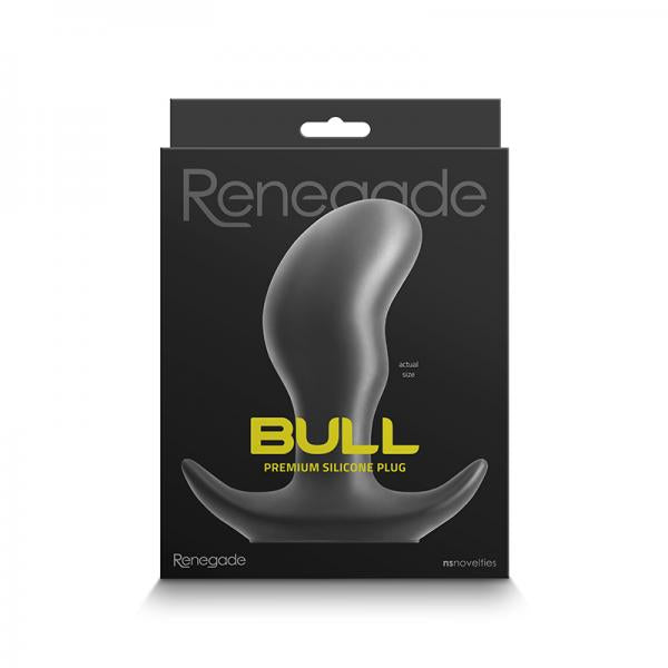 Renegade Bull Anal Plug Black Large