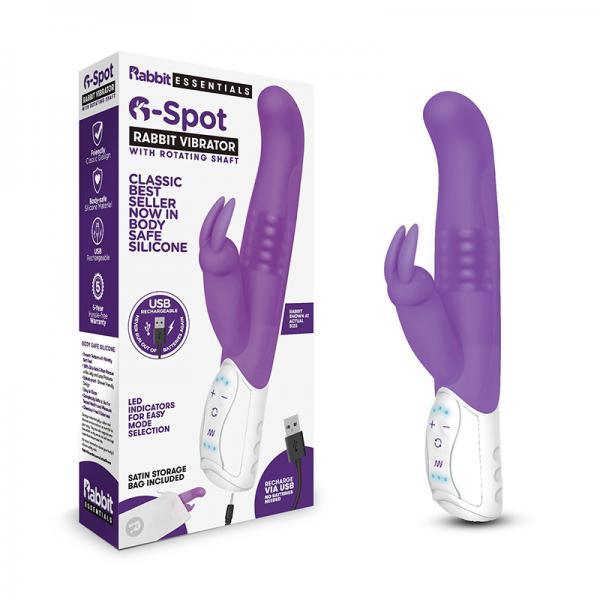 Rabbit Essentials G-spot Rabbit Vibrator Purple