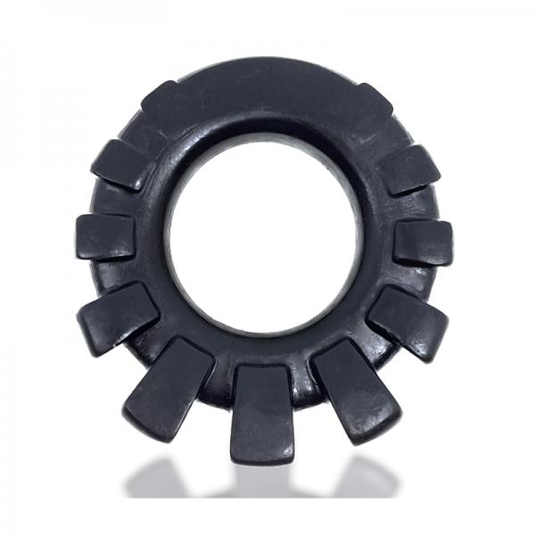 Oxballs Cock-lug Lugged Cockring Silicone Black