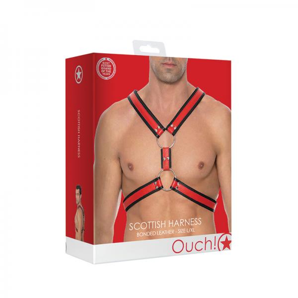 Ouch Harness Men Scott Red L/xl