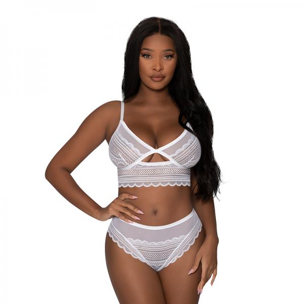 Magic Silk Modern Romance Braltt & Hipster White S/m