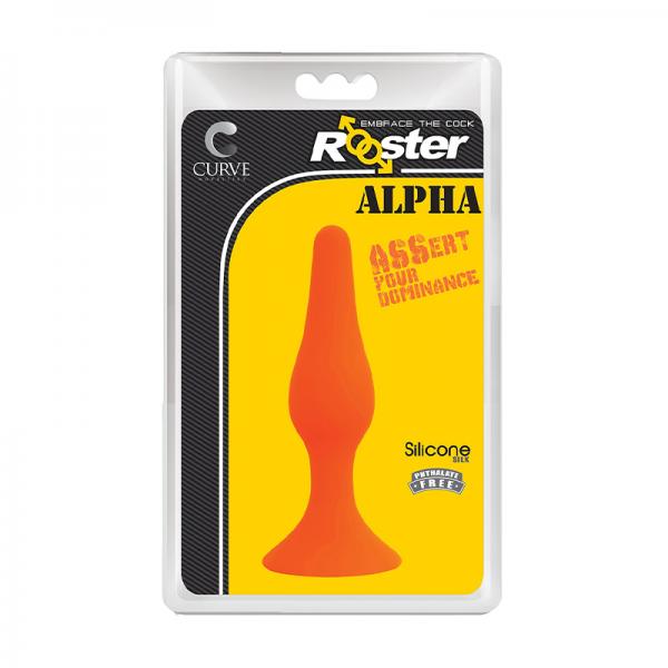 Rooster Alpha Anal Plug Orange