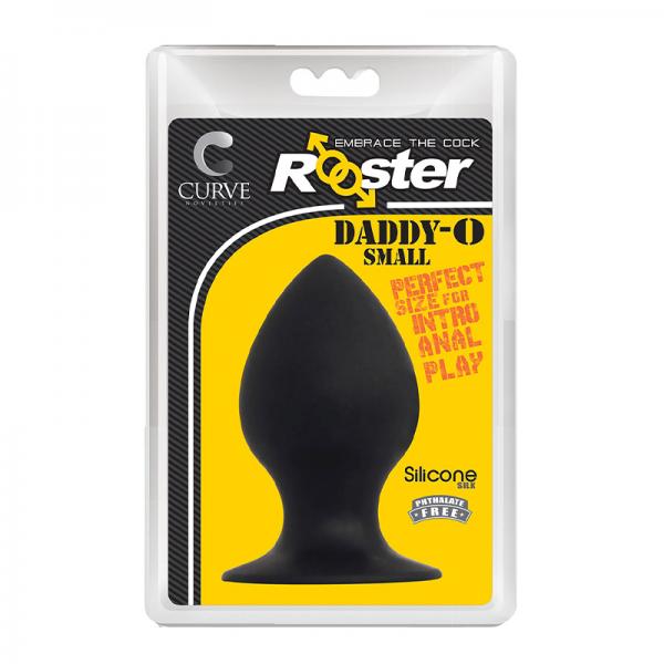 Rooster Daddy-o Small Anal Plug Black