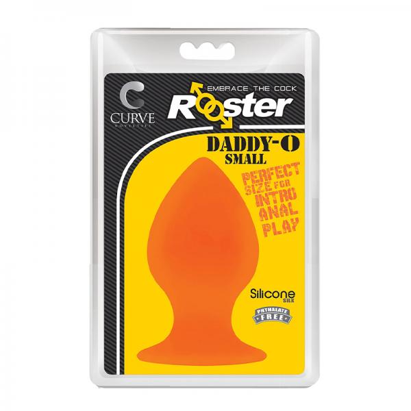 Rooster Daddy-o Small Anal Plug Orange