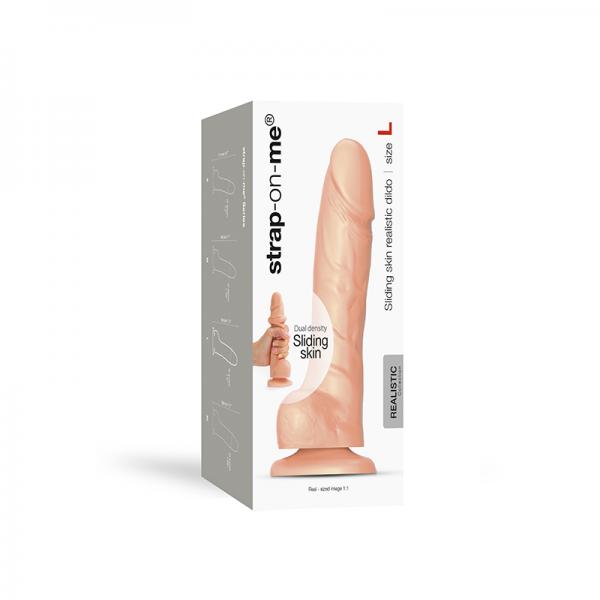 Strap-on-me L Sliding Skin Realistic Dildo Vanilla