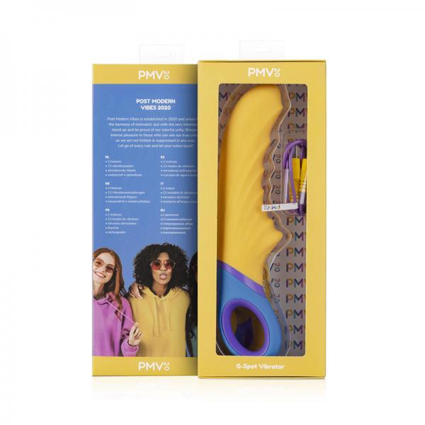 PMV20 Tone G-spot Vibrator Silicone Yellow