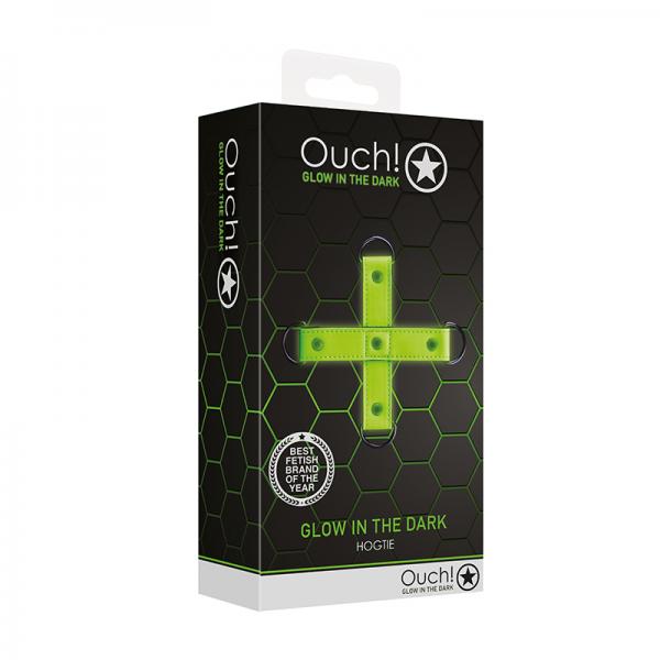 Ouch! Glow Hogtie - Glow In The Dark - Green