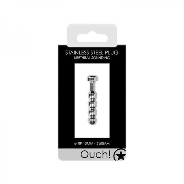 Ouch! Urethral Sounding - Metal Plug - 10 Mm