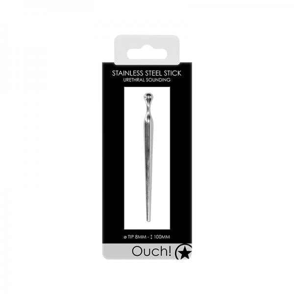 Ouch! Urethral Sounding - Metal Stick - 8 Mm