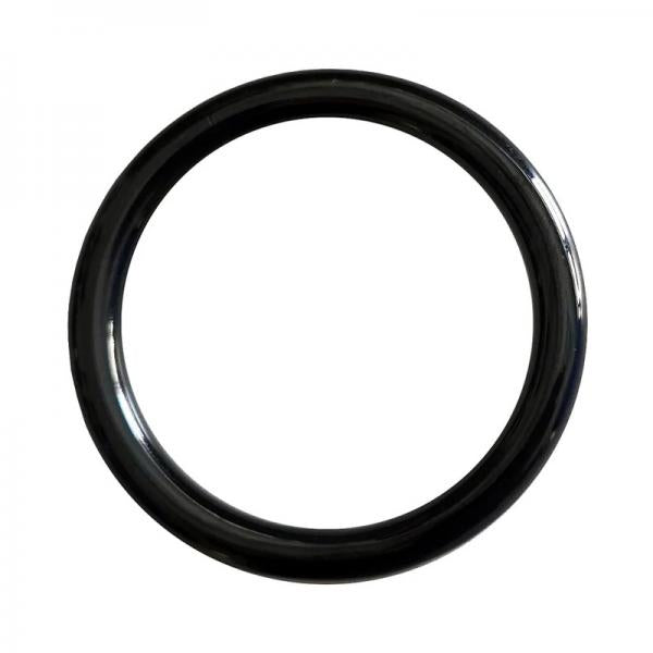 Rouge Stainless Steel Round Cock Ring 45mm Black