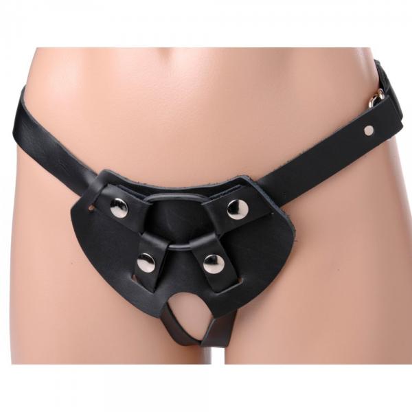 Strict Leather Two-strap Dildo Harness