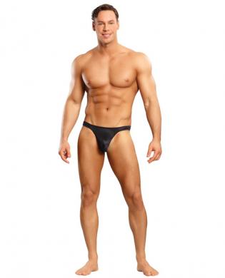 Satin Thong Black L/XL