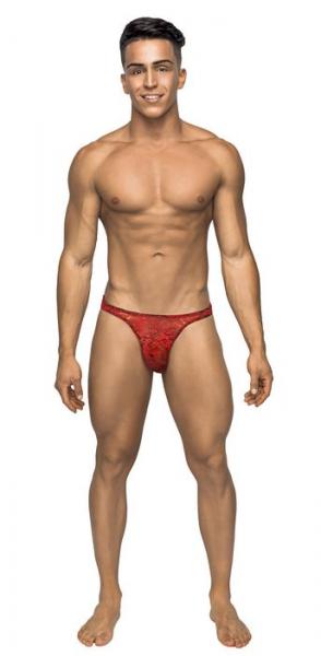 Male Power Thong Red L/XL