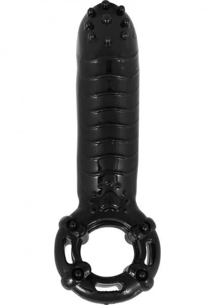 Hero Cockring & Clitoral Massager Waterproof - Black