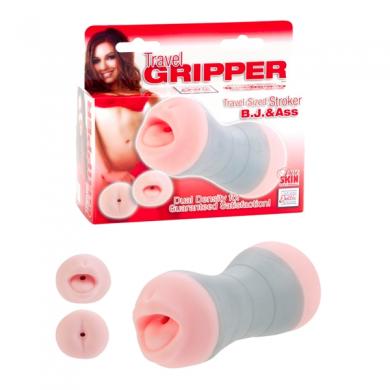 Travel Gripper Bj and Ass Masturbator