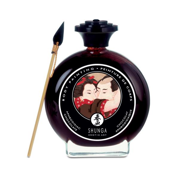 Shunga Edible Body Paint Aphrodisiac Chocolate 3.5oz