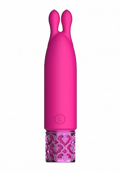 Royal Gems Twinkle Silicone Bullet Rechargeable Pink