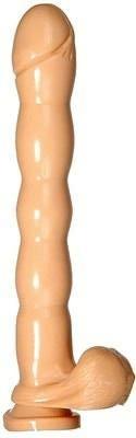 Armadingdong Balls Huge 14 Inch Dildo - Beige