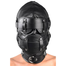 Total Lockdown Leather Hood Small Medium