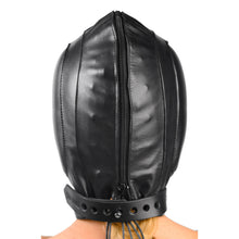 The Padded Leather Hood - Mediumlarge