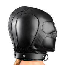 The Padded Leather Hood - Mediumlarge