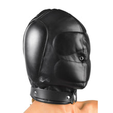 The Padded Leather Hood - Mediumlarge