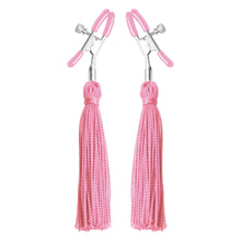 Tickle Me Pink Nipple Clamp Tassels