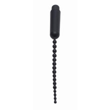 Dark Rod Vibrating Beaded Silicone Sound