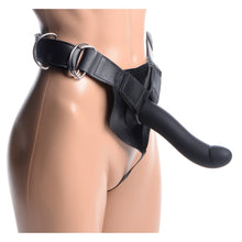 Flaunt Strap On With Onyx Vibrating Silicone Dildo - Kit