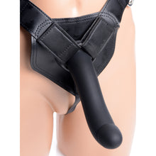 Flaunt Strap On With Onyx Vibrating Silicone Dildo - Kit