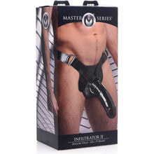 Infiltrator Ii Hollow Strap-on With 9 Inch Dildo