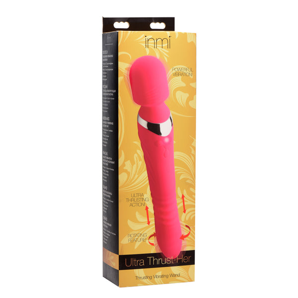 Ultra Thrusting And Vibrating Silicone Wand