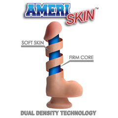 11 Inch Ultra Real Dual Layer Suction Cup Dildo