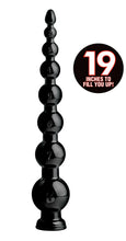 Hosed 19 Inch Graduated Bead Anal Snake