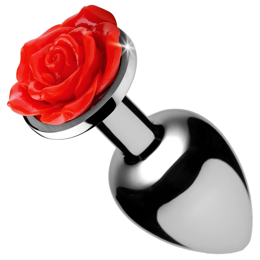 Red Rose Anal Plug- Small