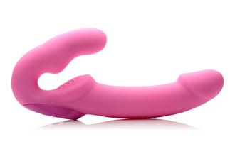 Urge Silicone Strapless Strap On With Remote- Pink