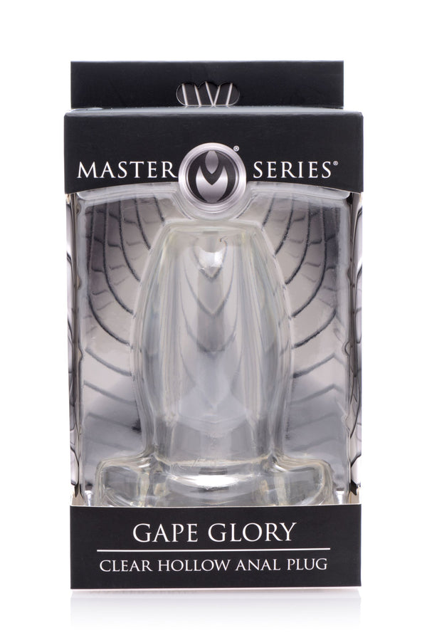 Gape Glory Clear Hollow Anal Plug