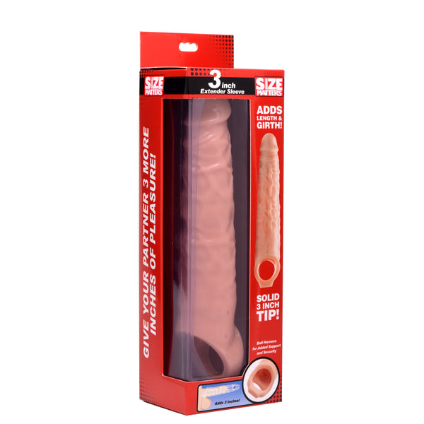 3 Inch Extender Sleeve Flesh