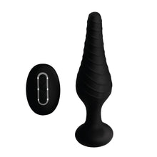 Silicone Vibrating Anal Plug With Remote Control