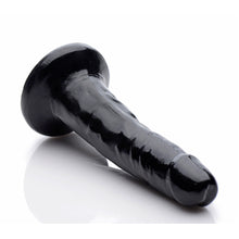 6 Inch Slim Dildo- Black