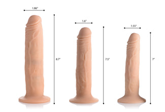 Kinetic Thumping 7x Remote Control Dildo - Large