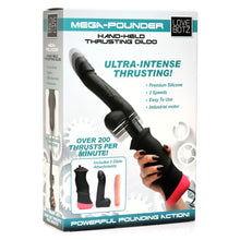 The Mega-pounder Hand-held Thrusting Silicone Dildo