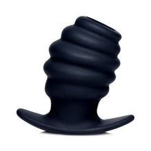 Hive Ass Tunnel Silicone Ribbed Hollow Anal Plug - Small