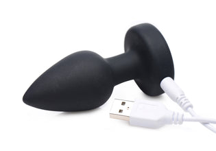 7x Light Up Rechargeable Anal Plug - Small