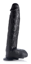 Raging Rhino 17 Inch Veiny Dildo - Black