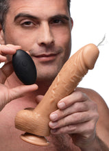 8.5 Inch Vibrating Squirting Dildo With Remote Control - Medium